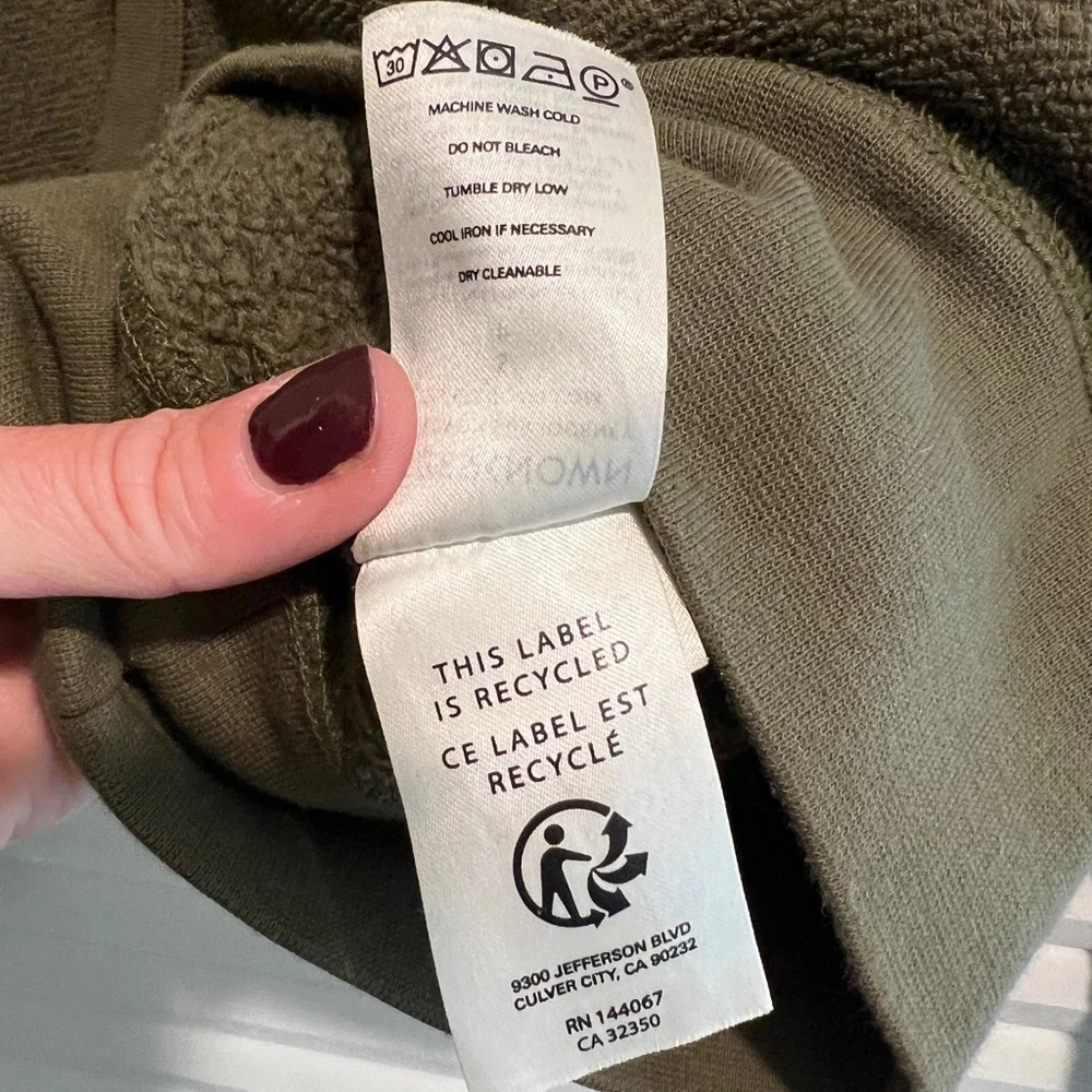 Women's Outerknown Terry Half Zip Sweatshirt - Picture 5 of 7